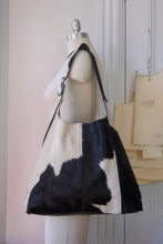 Load image into Gallery viewer, "055 of a Kind" Genuine Cowhide Tote
