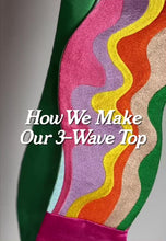 Load and play video in Gallery viewer, 3-Wave Embroidered Top
